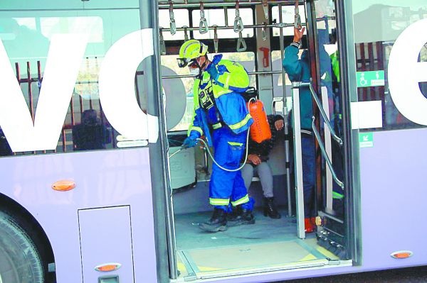El módulo se instaló en el centro de la ciudad. Especial