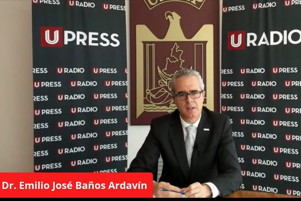 Emilio José Baños Ardavín, rector Upaep. (Especial)