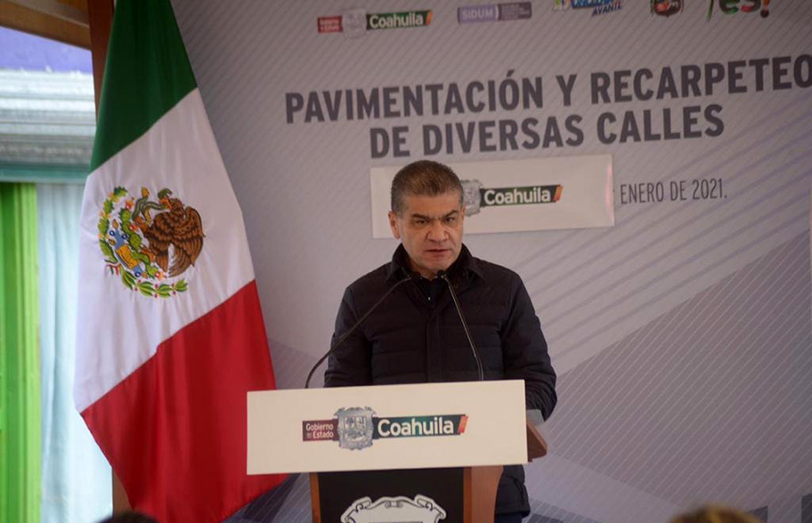 Gobernador de Coahuila, Miguel Riquelme. (Especial)