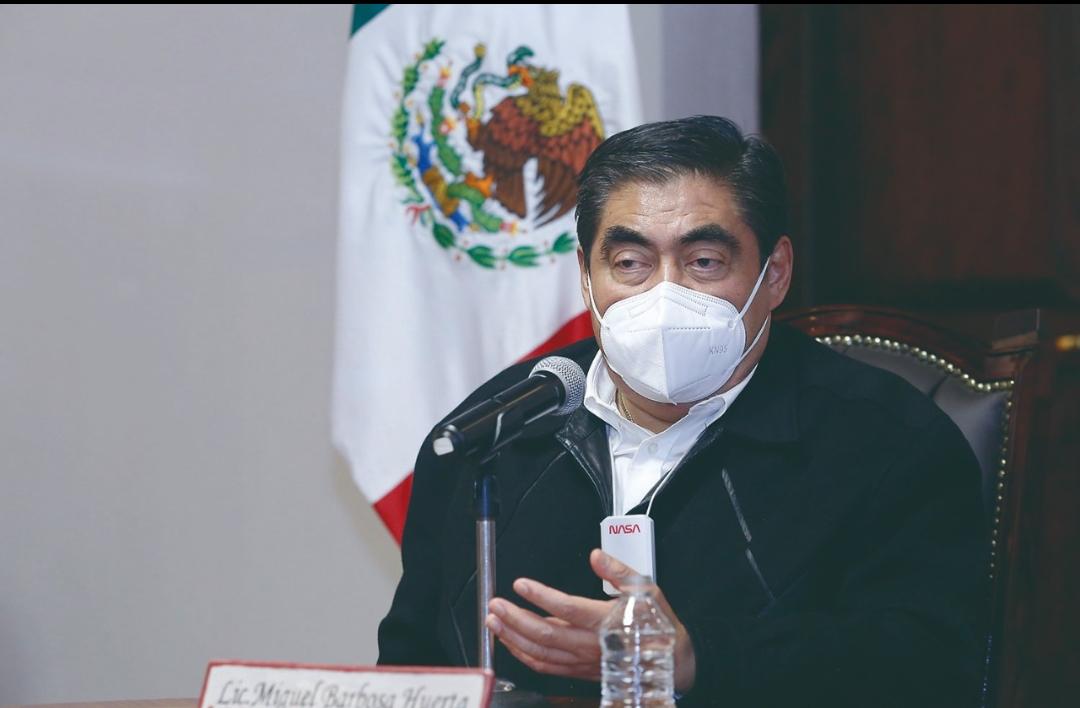 Miguel Barbosa, gobernador de Puebla. (Especial)