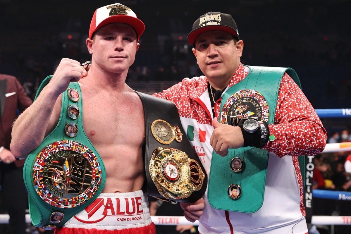 Saúl 'Canelo' Álvarez y Eddy Reynoso (Mexsport)