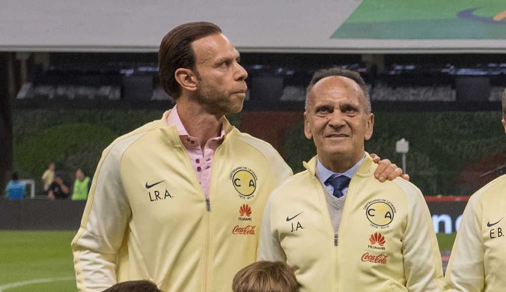 Zague y su padre José Alves (Mexsport)