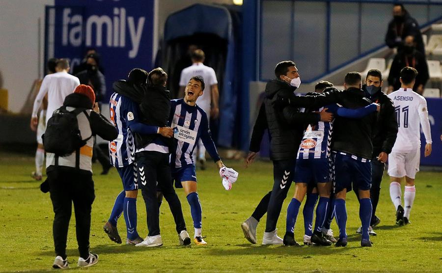 Alcoyano eliminó al Real Madrid en la Copa del Rey (EFE)