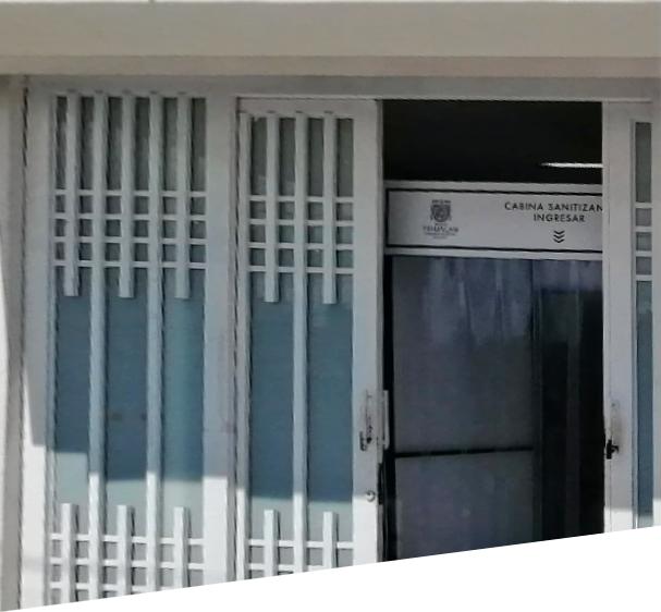 Centro covid-19 de Tehuacán. (Especial)