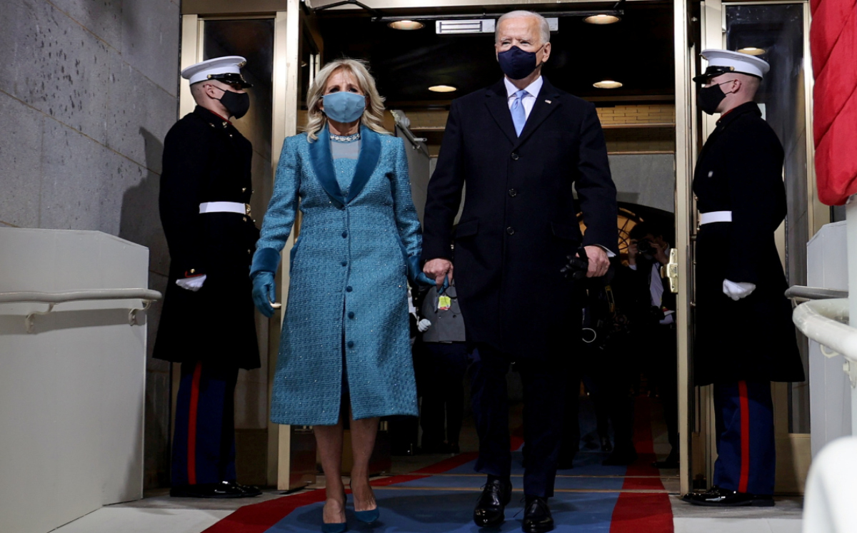 Jill y Joe Biden. (Reuters).