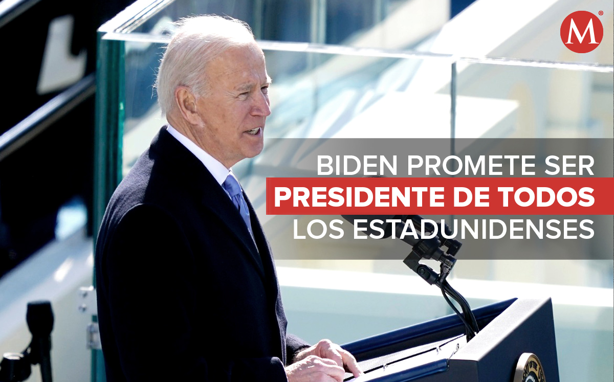 Joe Biden llamó a la unidad en Estados Unidos, tras asumir como presidente. (AFP)