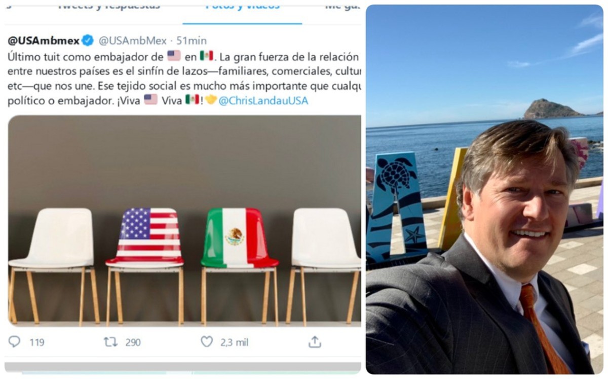 Landau se despide como embajador de Estados Unidos en México