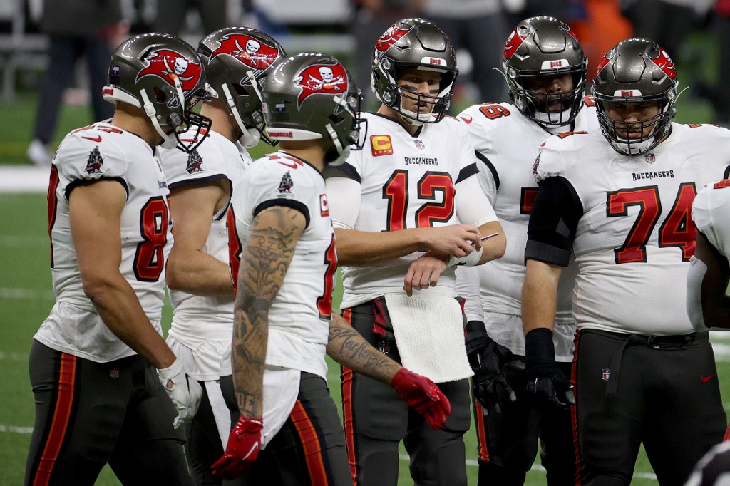 Los Buccaneers se han instalado en la Final de la NFC (AFP)