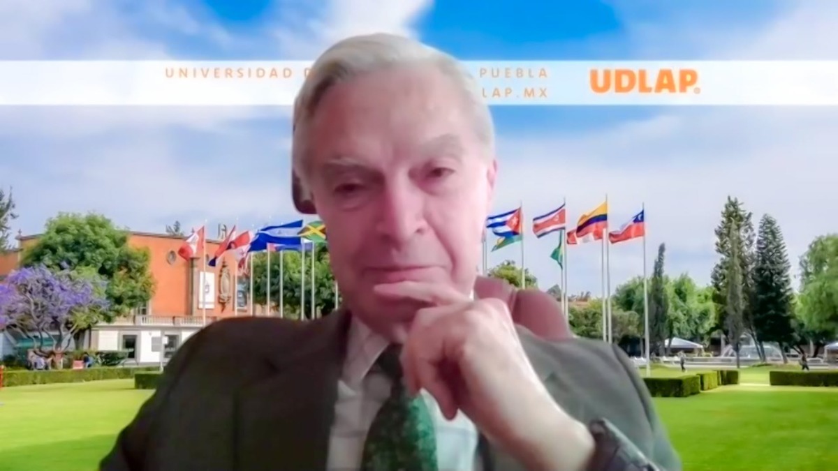 Luis Ernesto Derbez Bautista, rector de la Universidad de las Américas Puebla. (Jaime Zambrano)