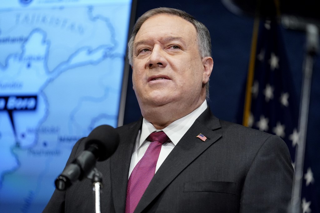 Mike Pompeo, ex secretario de Estado de Estados Unidos. (AFP)