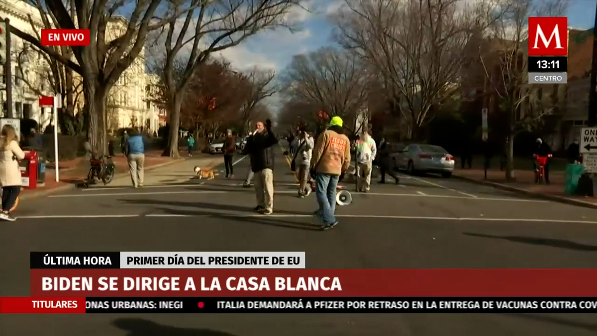 Seguidores de Donald Trump se manifiestan frente al Capitolio