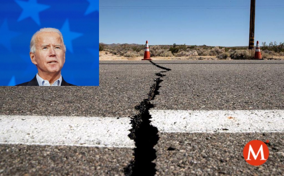 El terremoto sucedió surante la transmisión de la ceremonia de investidura del presidente Joe Biden.