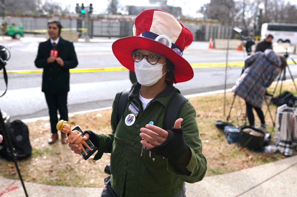 "Biden rindó protesta ayer como presidente de Estados Unidos"| AFP