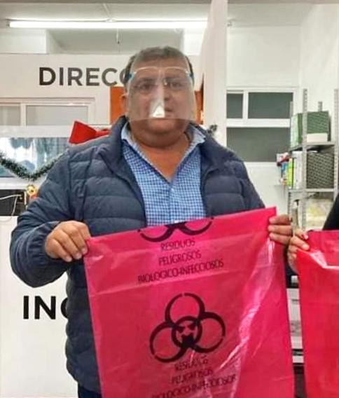 Bolsas con etiqueta de residuos biológico- infeccioso. (Especial)