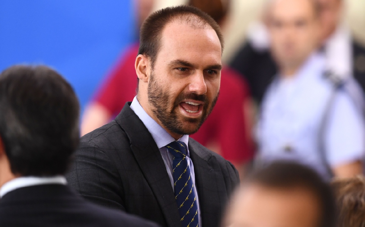 Eduardo Bolsonaro, hijo del presidente de Brasil y diputado. (AFP)