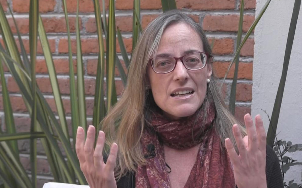 Isabel Vieitiez, encargada de la Encuesta de VoCes-19. (Blanca Valadez)