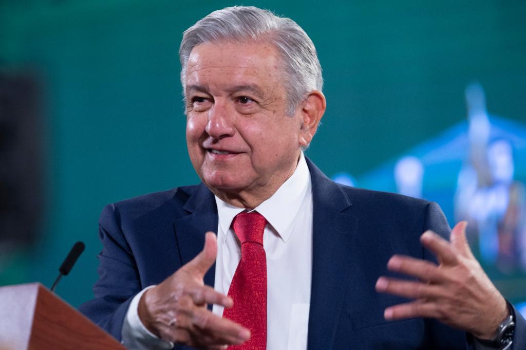 El presidente Andrés Manuel López Obrador en La Mañanera. (Cortesía)