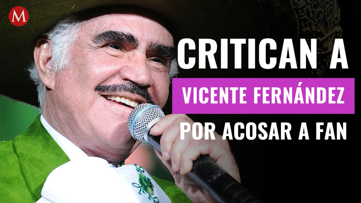 Vicente Fernández. Exhiben en TikTok por acosar a fan en foto
