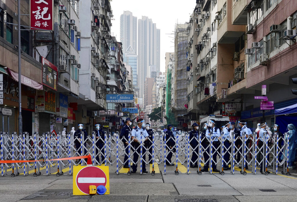 El brote de Hong Kong ha estado medianamente controlado, a comparación de otros países. (AP)