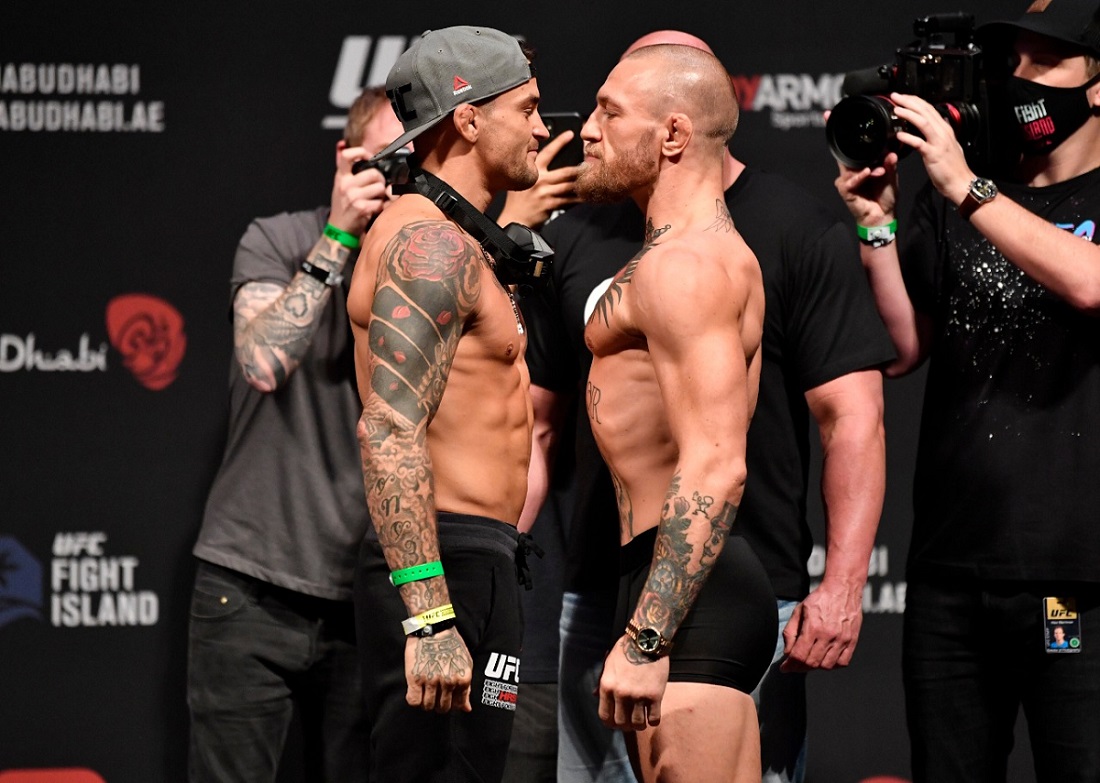 Conor McGregor y Dustiun Porier, en peso para la revancha (UFC)