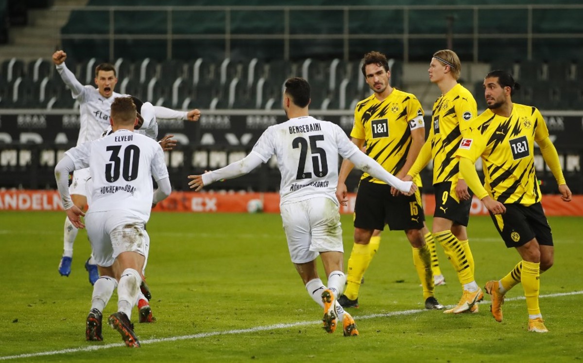 Dortmund cae ante Mönchengladbach se aleja del líderato en Bundesliga (AFP)