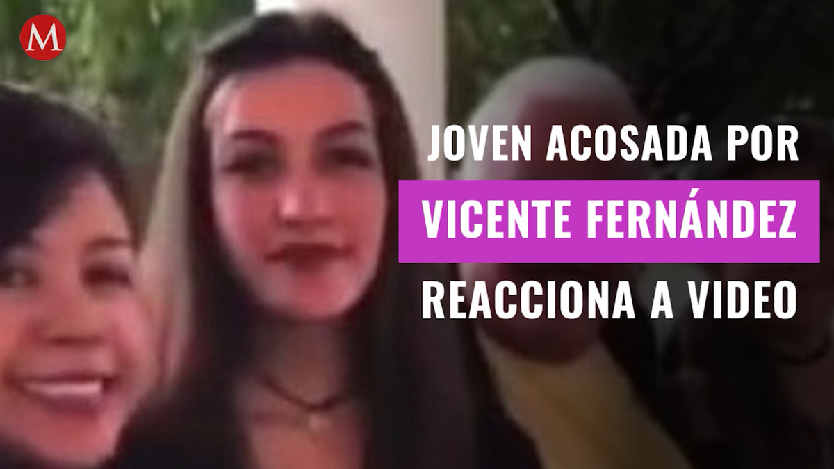 Vicente Fernández. Joven acosada por cantante reacciona a foto | Video