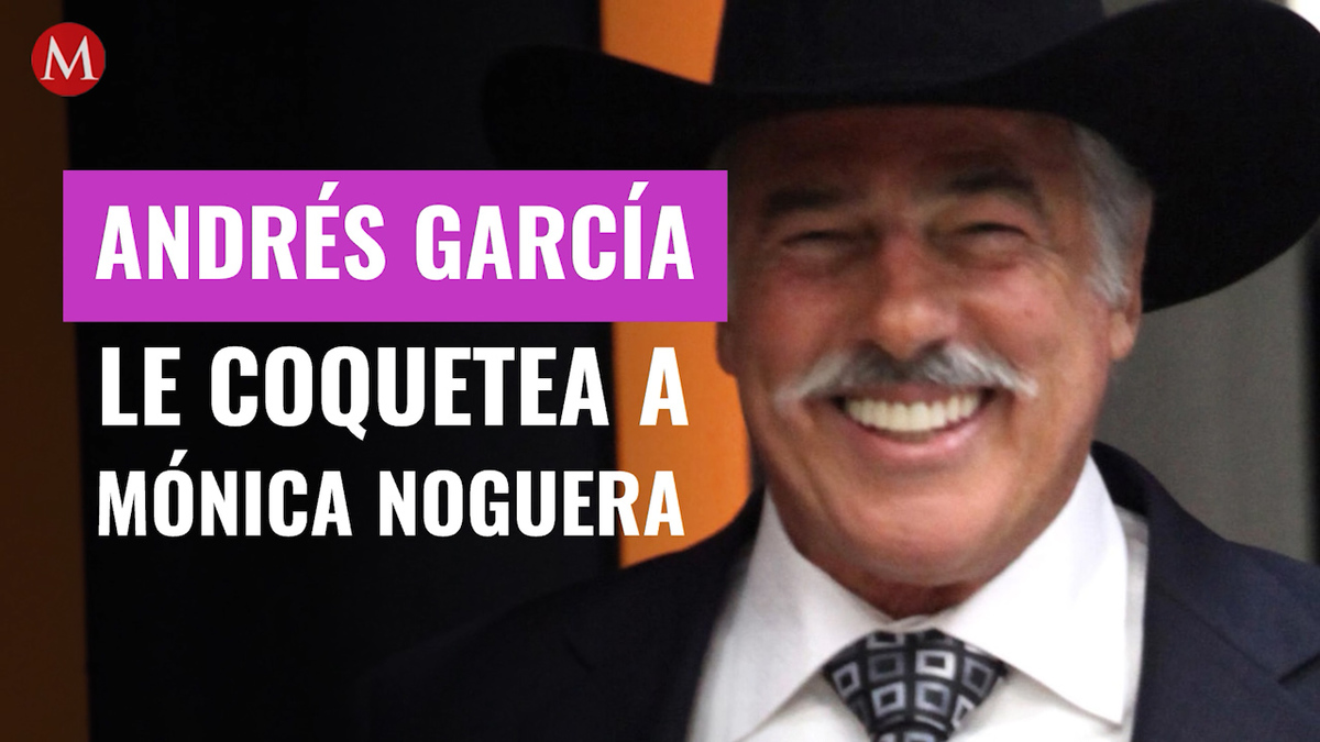 Andrés García le coquetea en programa a Mónica Noguera