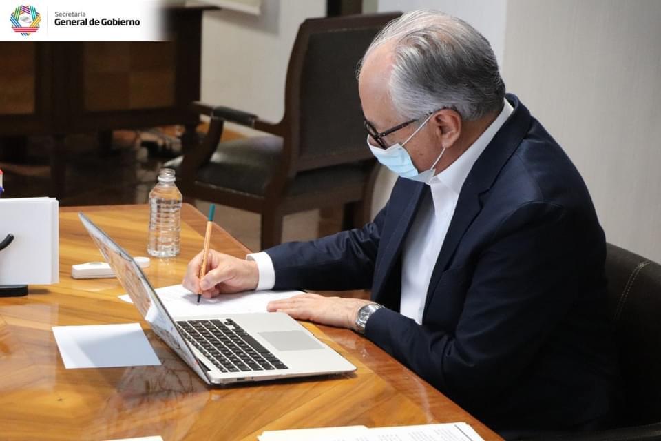 El secretario general de Gobierno, Florencio Salazar Adame. (Especial)