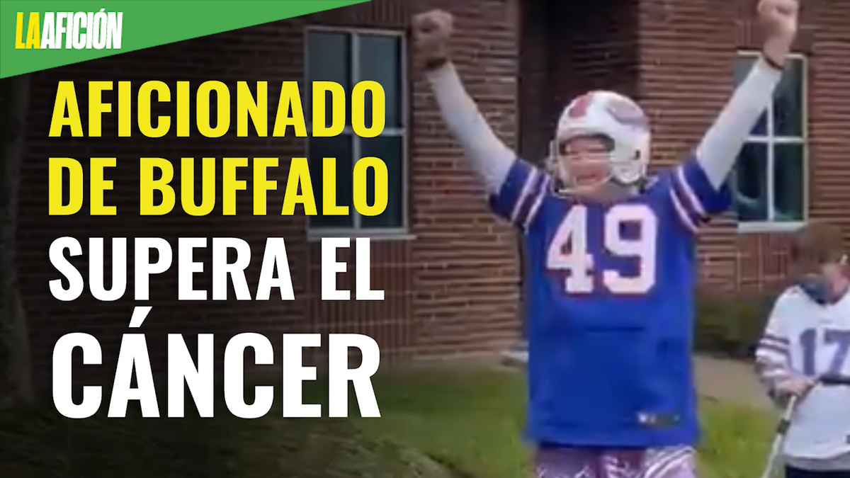 Aficionado de Buffalo supera el cáncer y celebra a lo 'Bills Mafia'