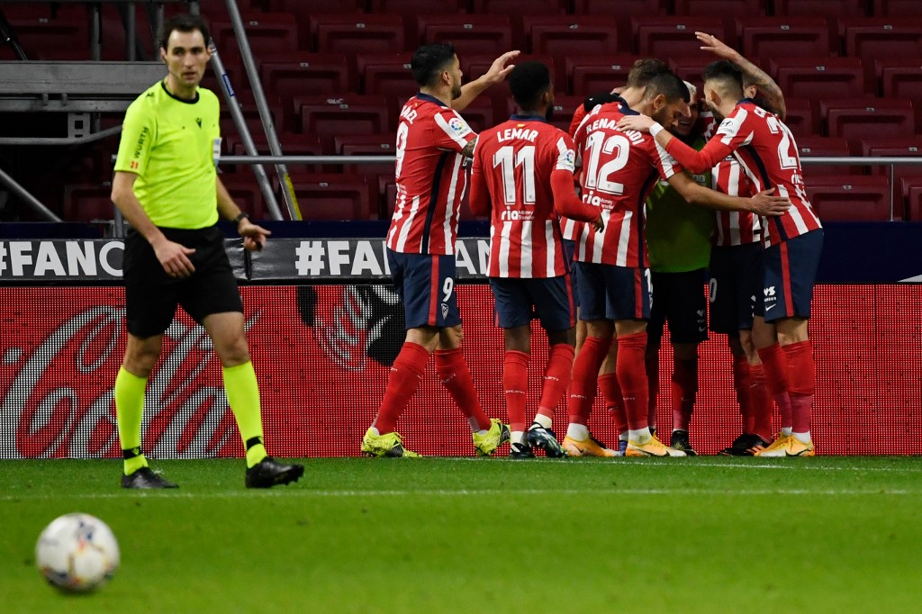 Atlético de Madrid venció al Valencia (AFP)