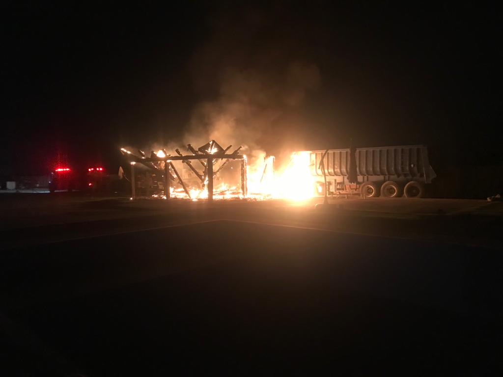 Incendio en casa de El Marro