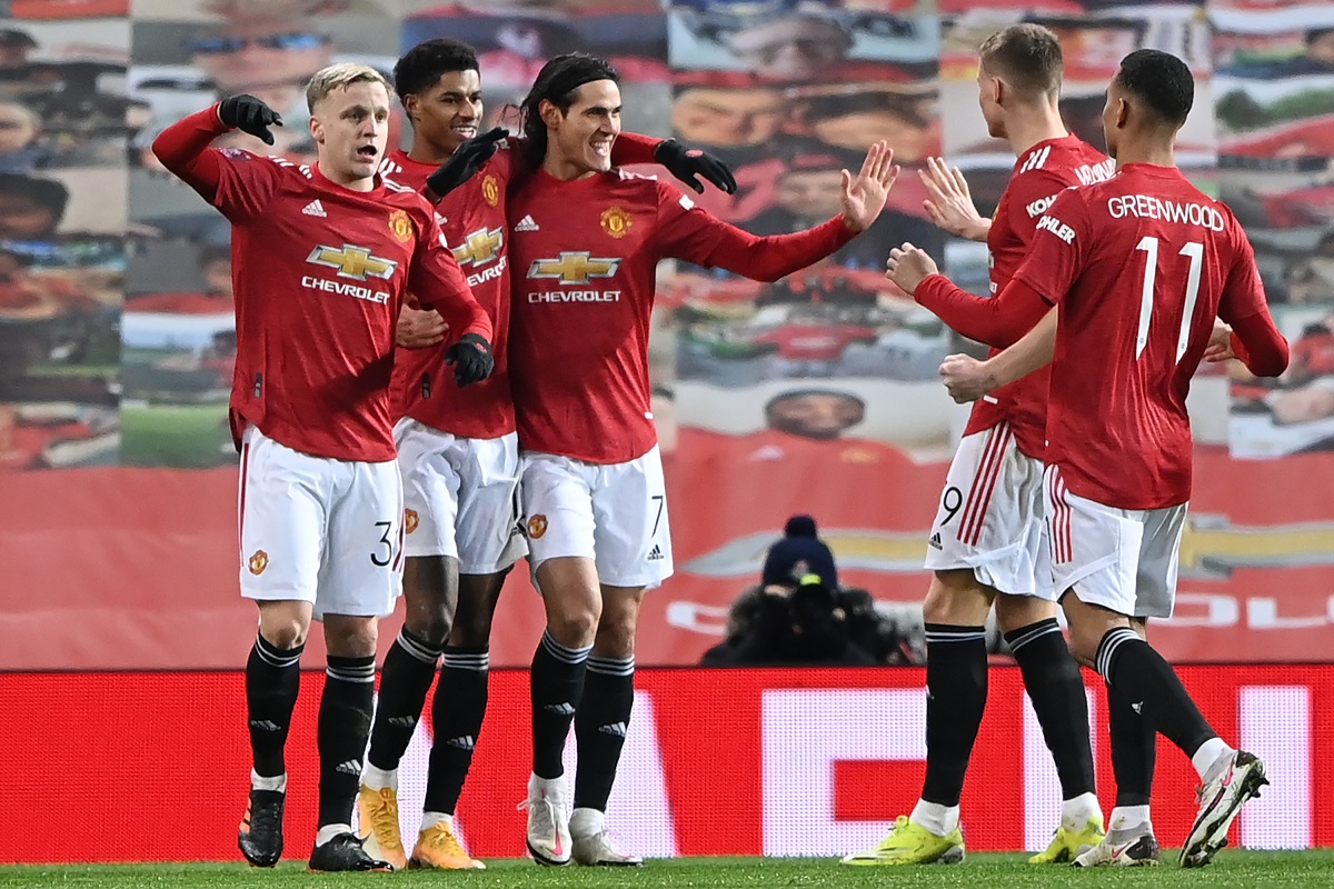Manchester United venció al Liverpool (AFP)