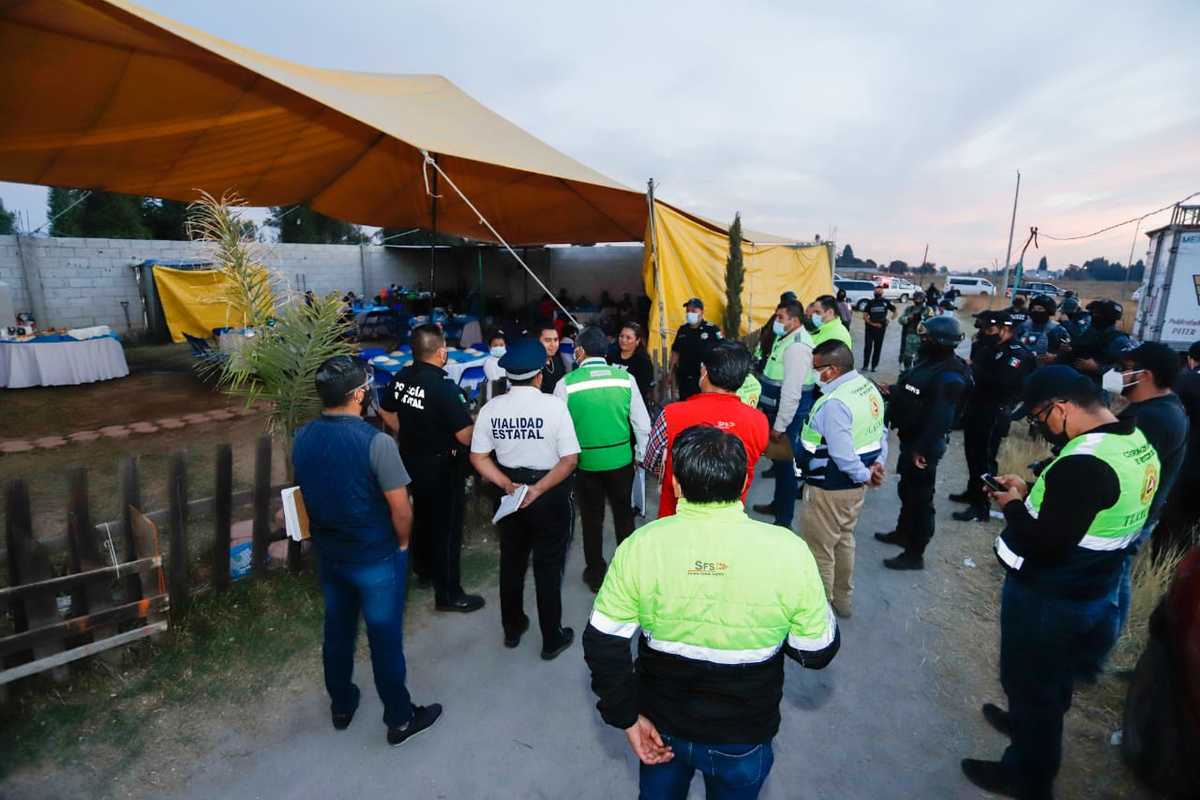 Operativos para suspender eventos masivos. (Especial)