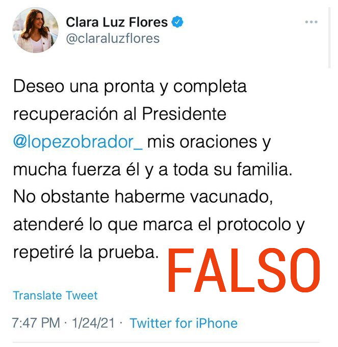 Clara Luz Flores, candidata a la gubernatura de Coalición Juntos Haremos Historia en Nuevo León.