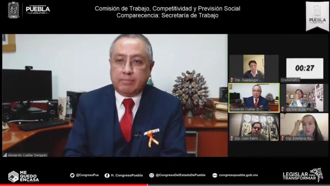 Comparecencia: Secretaría de Trabajo. (Especial)