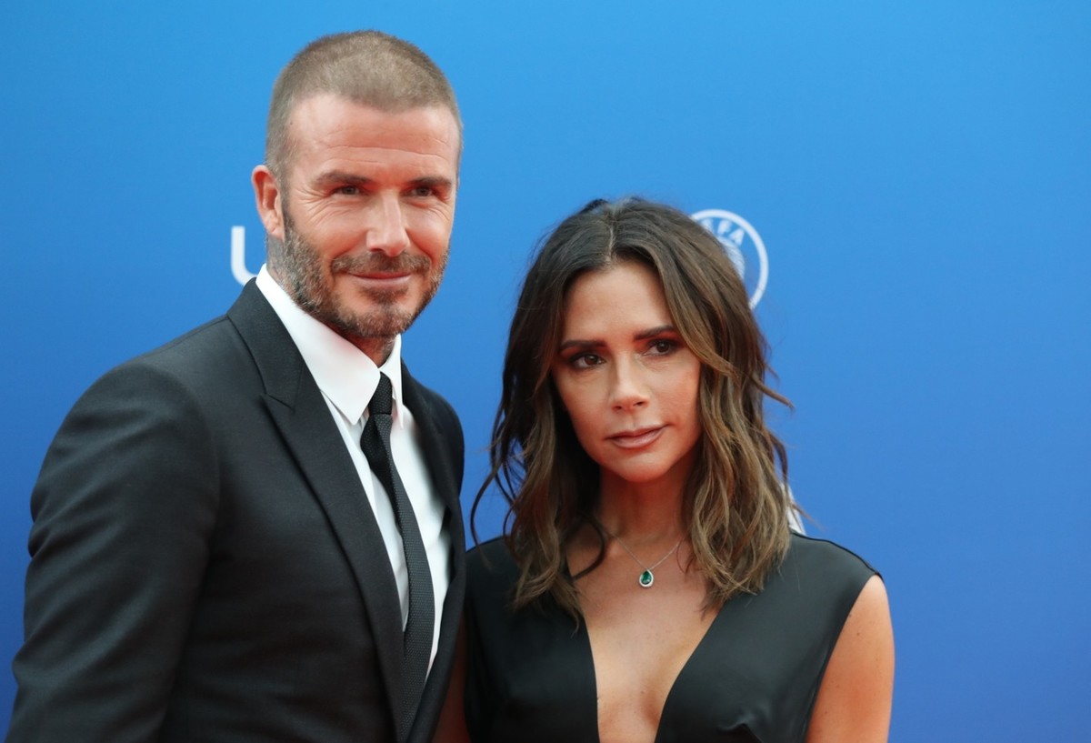 David y Victoria Beckham (AFP)