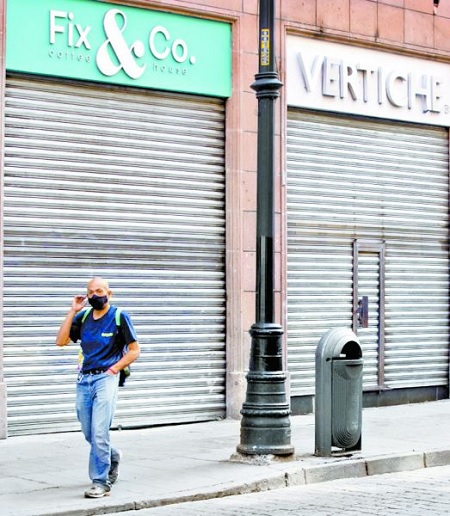 En México ha cerrado 20.8% de pequeñas empresas. J. Quintanar
