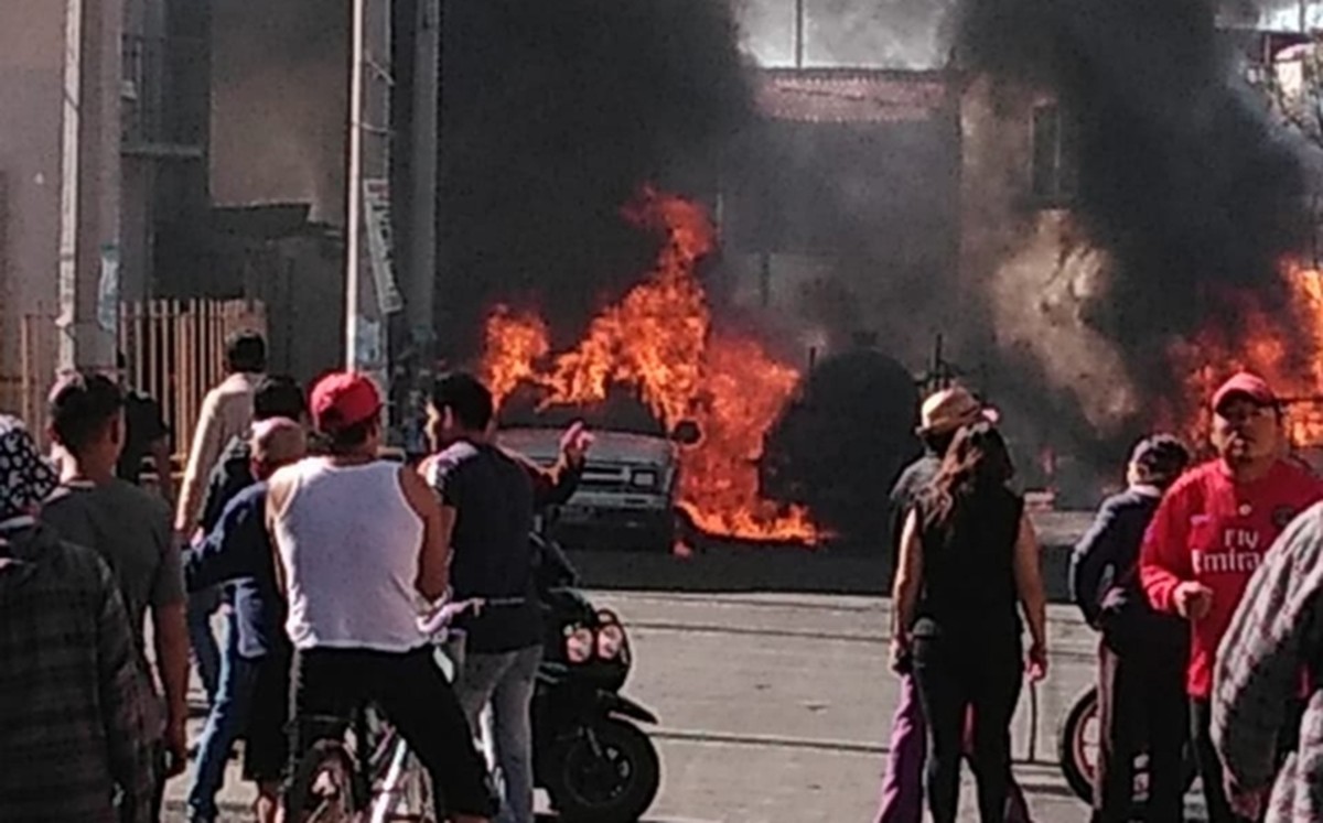 Explota pipa de gas en el municipio de Chalco; el chofer se encuentra grave