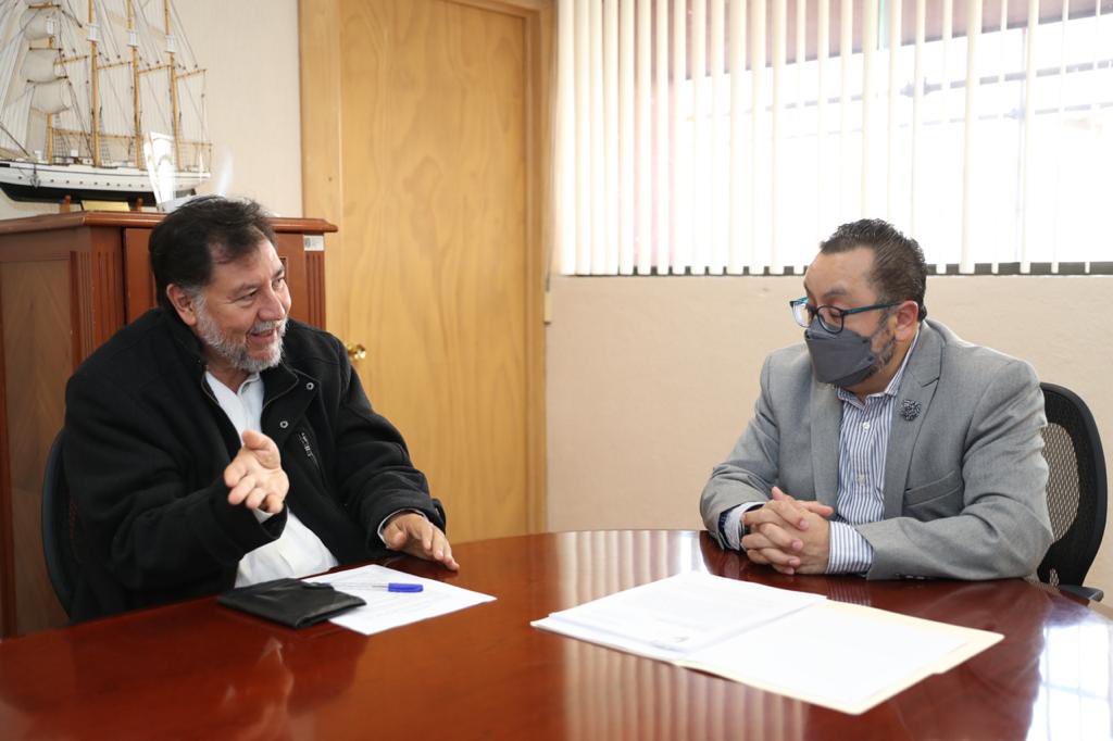 Fernández Noroña presentó la demanda de juicio político contra los consejeros del INE. (@fernandeznorona)