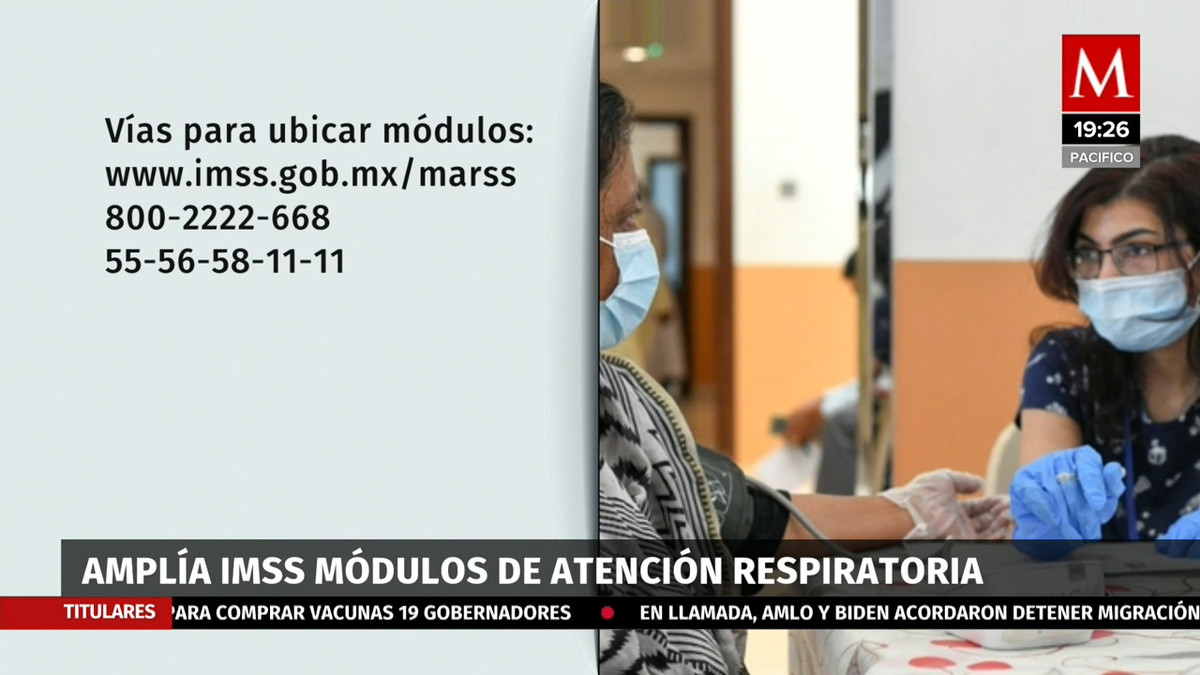 A través de MARSS, IMSS ha atendido a más 207 mil personas con síntomas de covid