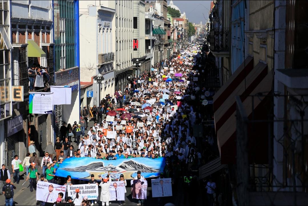 Mega Marcha Universitaria del 5 de marzo de 2020. (Andrés Lobato)