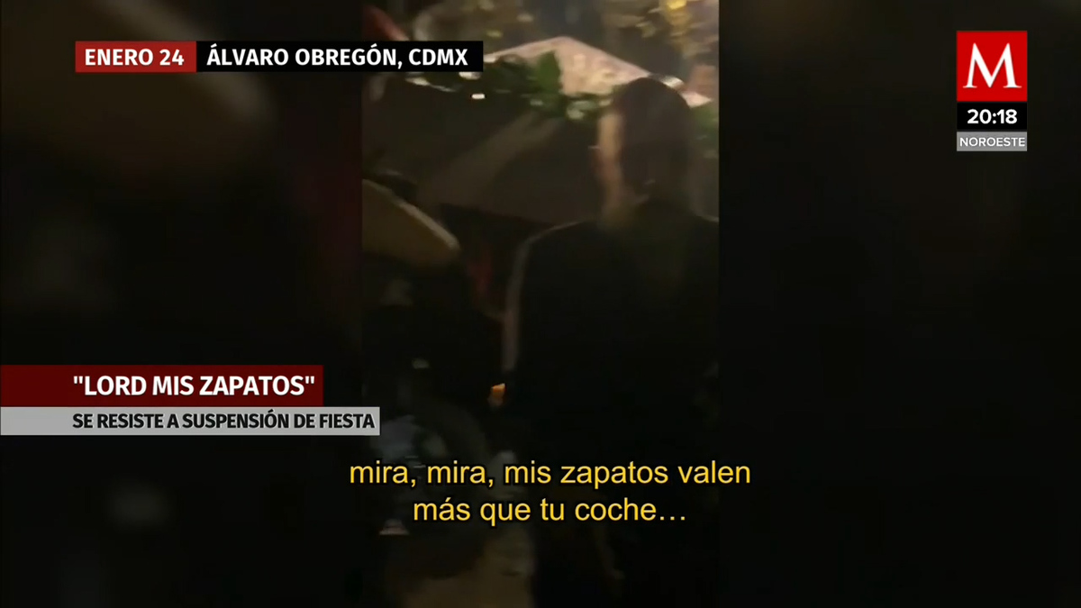 Vecinos de 'Lord mis zapatos' dicen que no es la primera vez que realiza fiestas en pandemia