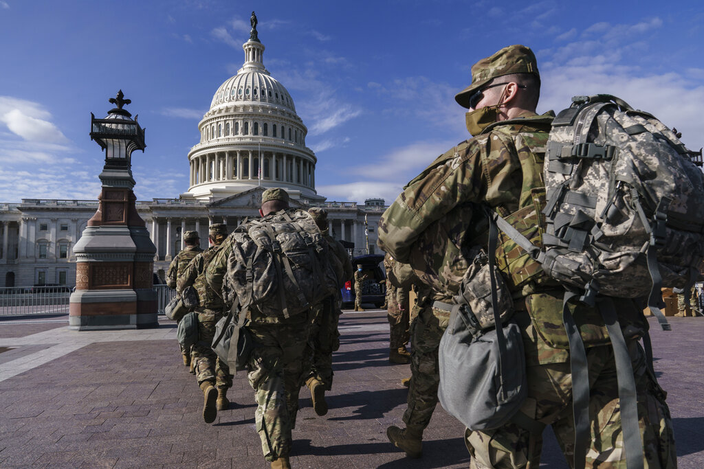El Capitolio de Estados Unidos quedó completamente resguardado en la investidura del presidente Joe Biden. (AP / Archivo)