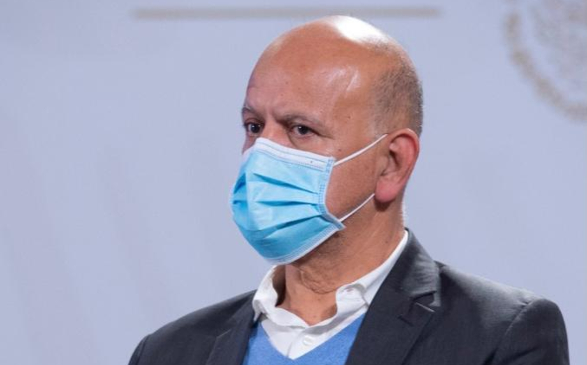Juan Antonio Ferrer, director del Insabi, en la conferencia de hoy. (Cortesía)