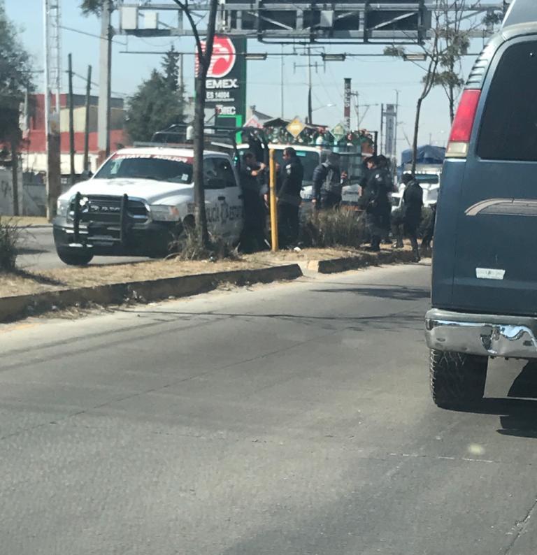 Los sujetos fueron detenidos por policías estatales. (Especial)