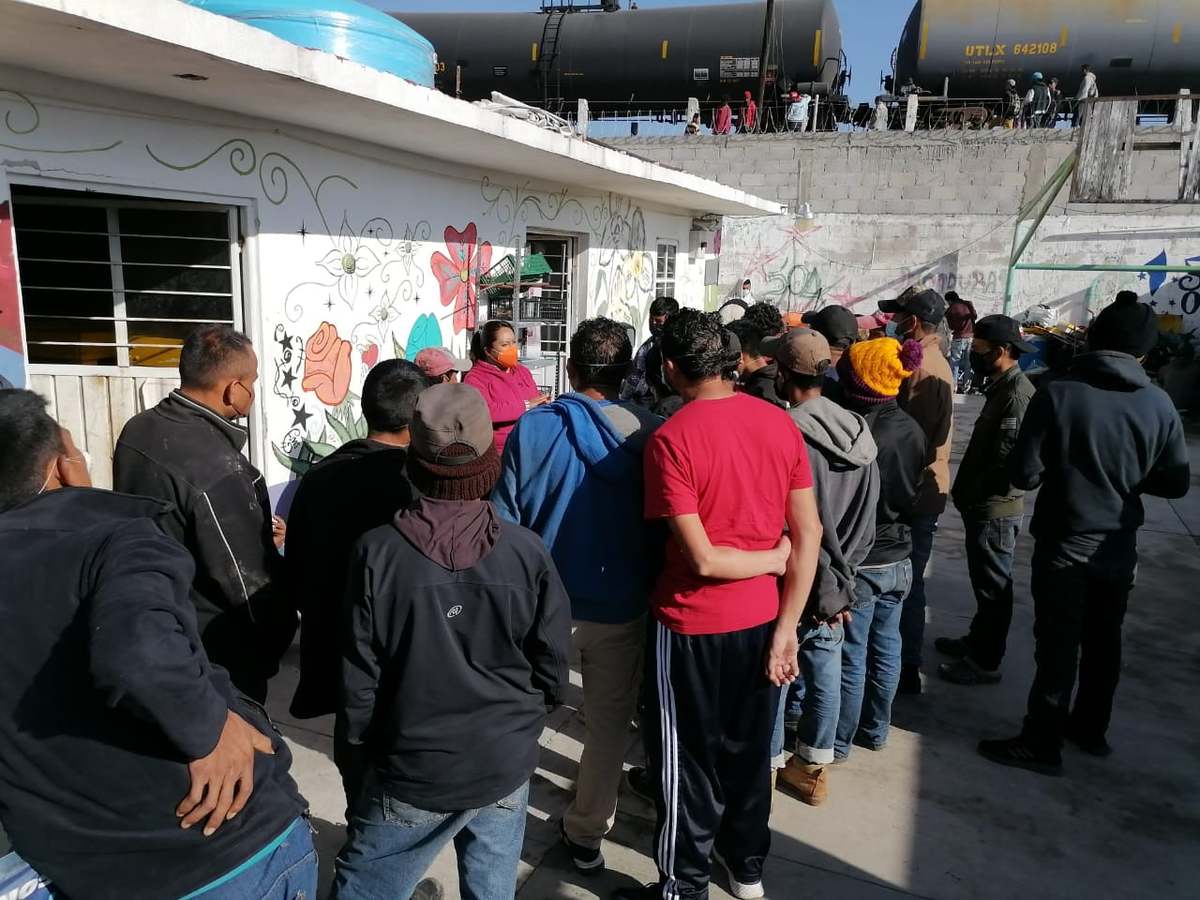Migrantes detenidos en Apizaco. (Especial)