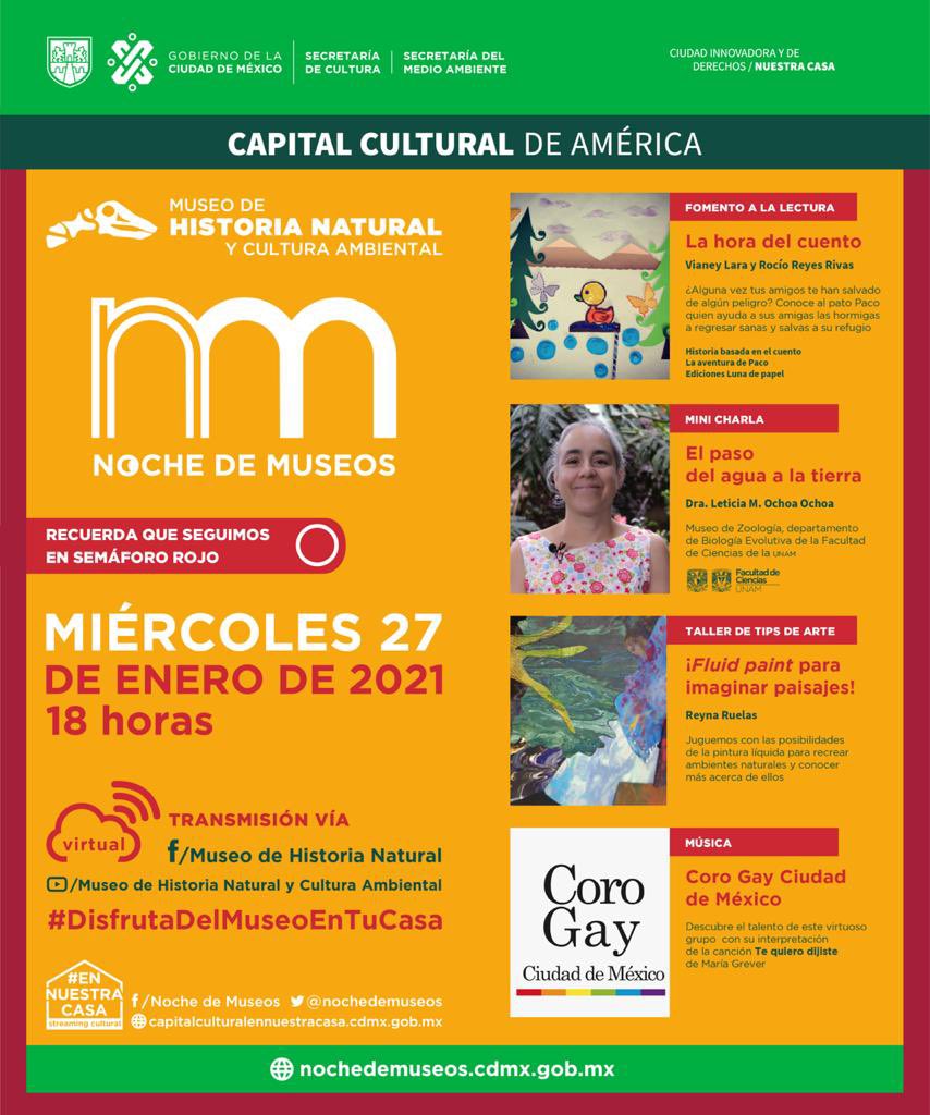 Noche de Museos en la CdMx | Twitter/@MHNCA_CDMX