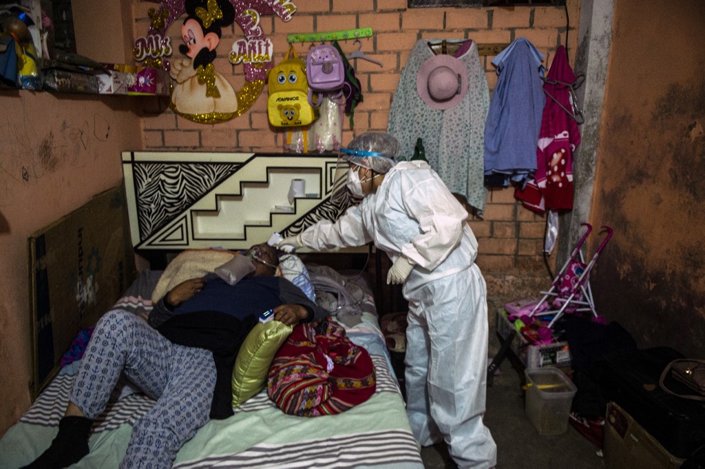 La pandemia de covid-19 en Perú ha dejado al país sin camas de UCI. (AFP)