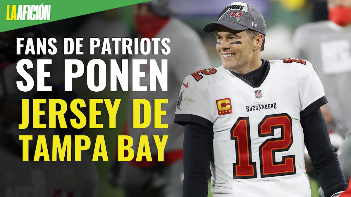 Aficionados de New England se ponen jersey de Tampa Bay para apoyar a Tom Brady