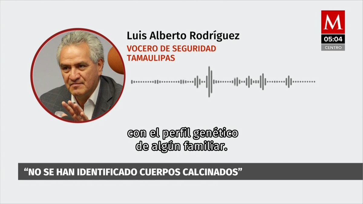 Aventurado, señalar identidad de calcinados en Tamaulipas: vocero de Seguridad